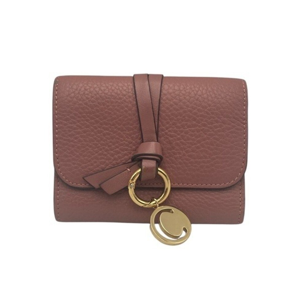 Chlo√© Chloe Alphabet Small Trifold Wallet in Grain Leather